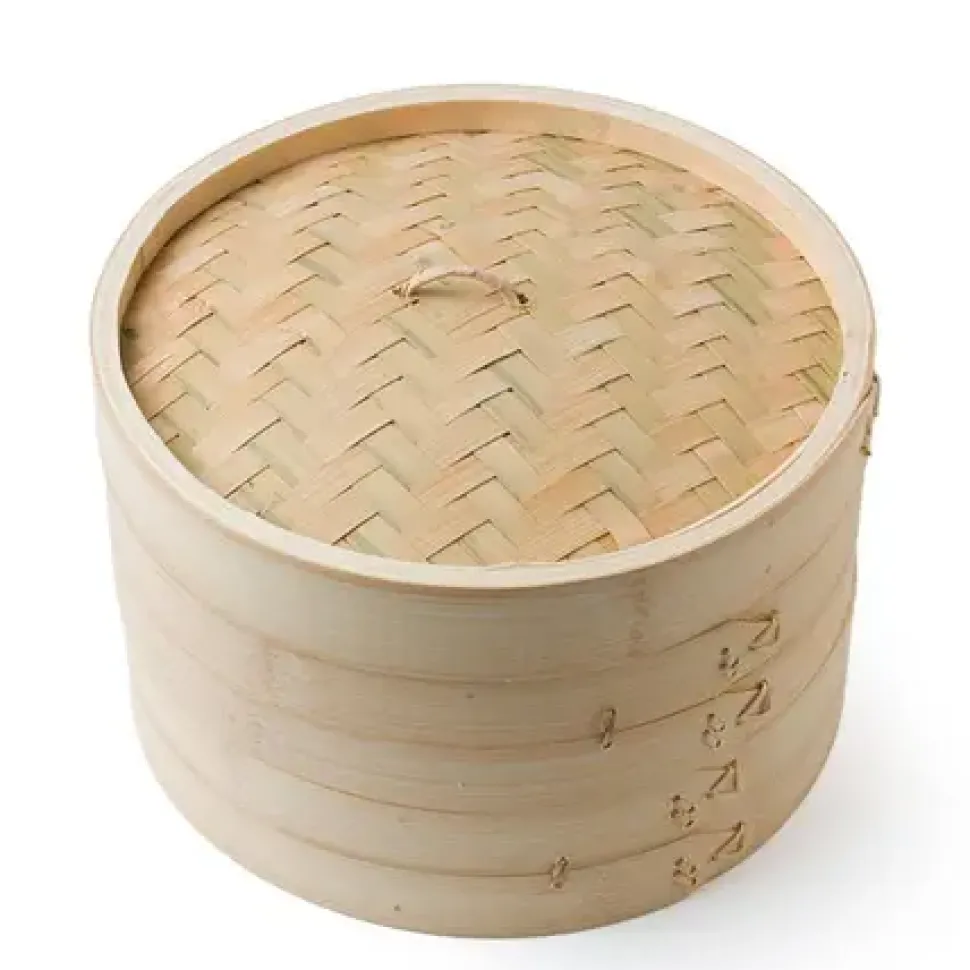 Bamboo Steamer Set 10"