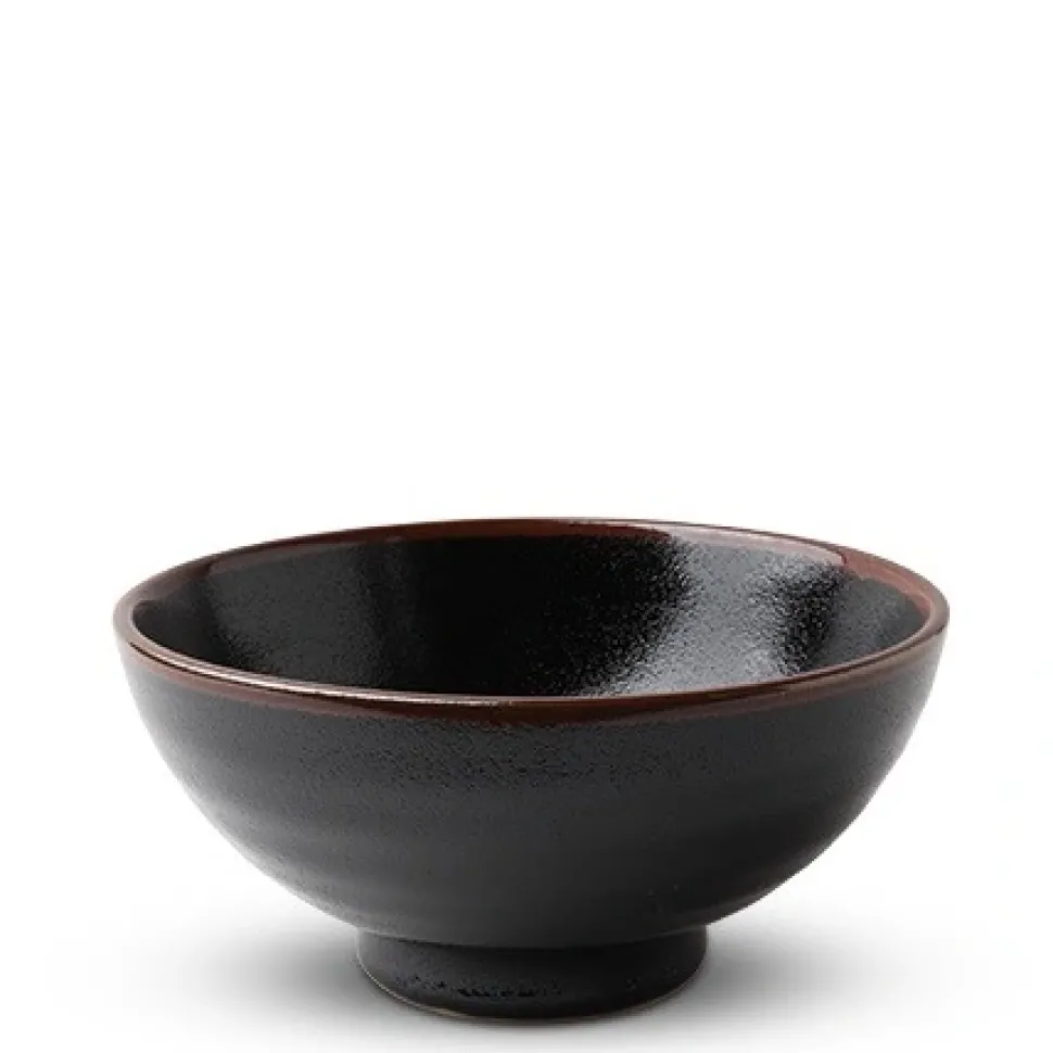 Black Tenmoku 7.5" Noodle Bowl
