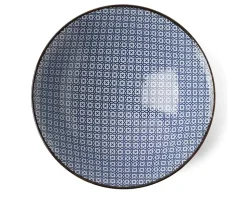Blue & White Mosaic 9.75