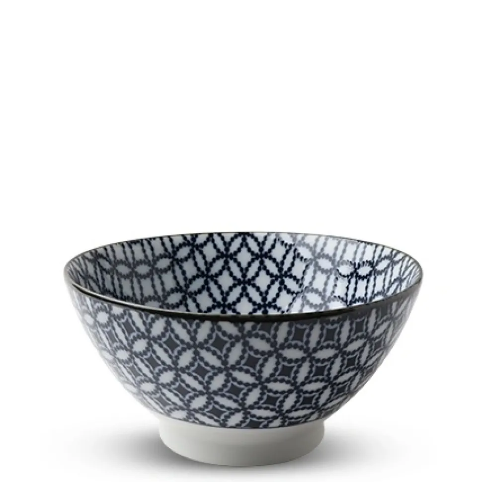 Blue & White Shippou 7" Noodle Bowl
