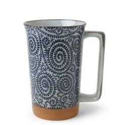 Blue Karakusa 12 Oz. Tall Mug