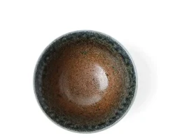 Blue Sand Crackle Bowl 5-1/4
