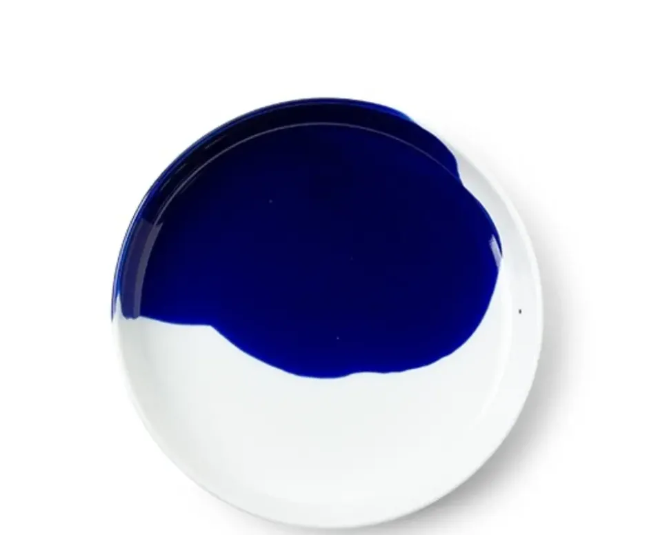 Blue Splash 6.25" Plate