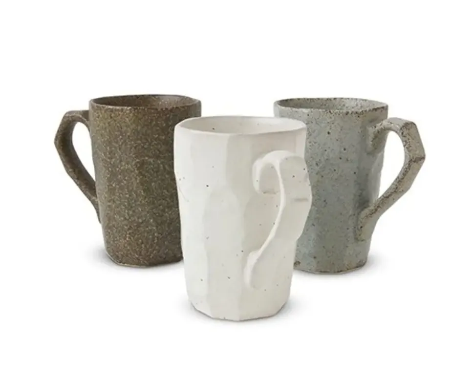 Boulder Tall Mug - White