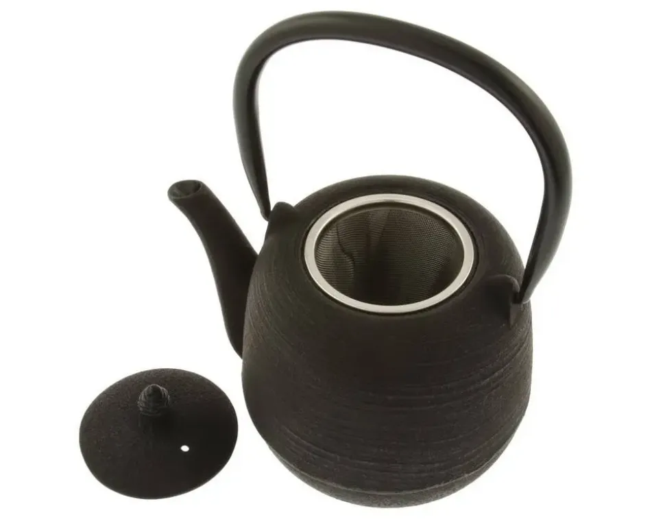 Cast Iron Teapot Black Jujube 0.9L