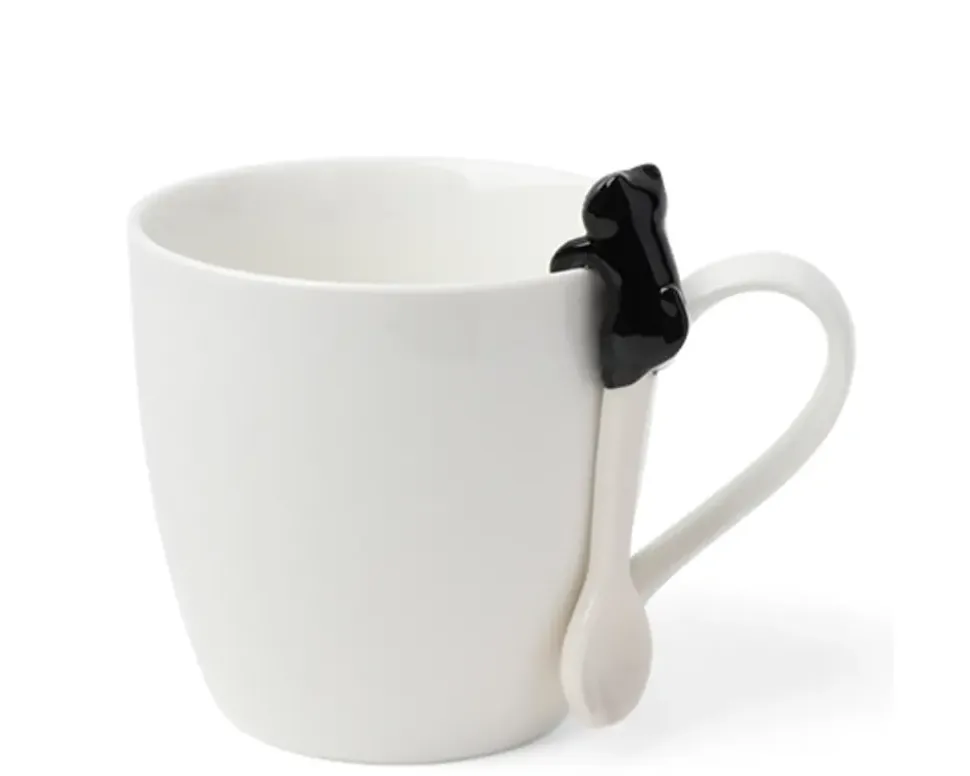 Cat Hanging Spoon - Black