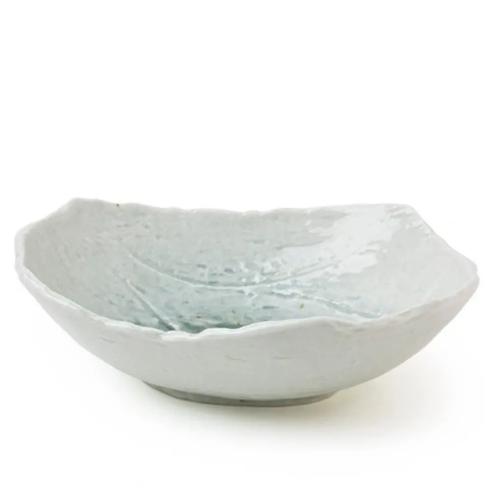 Coral Blue Large Bowl