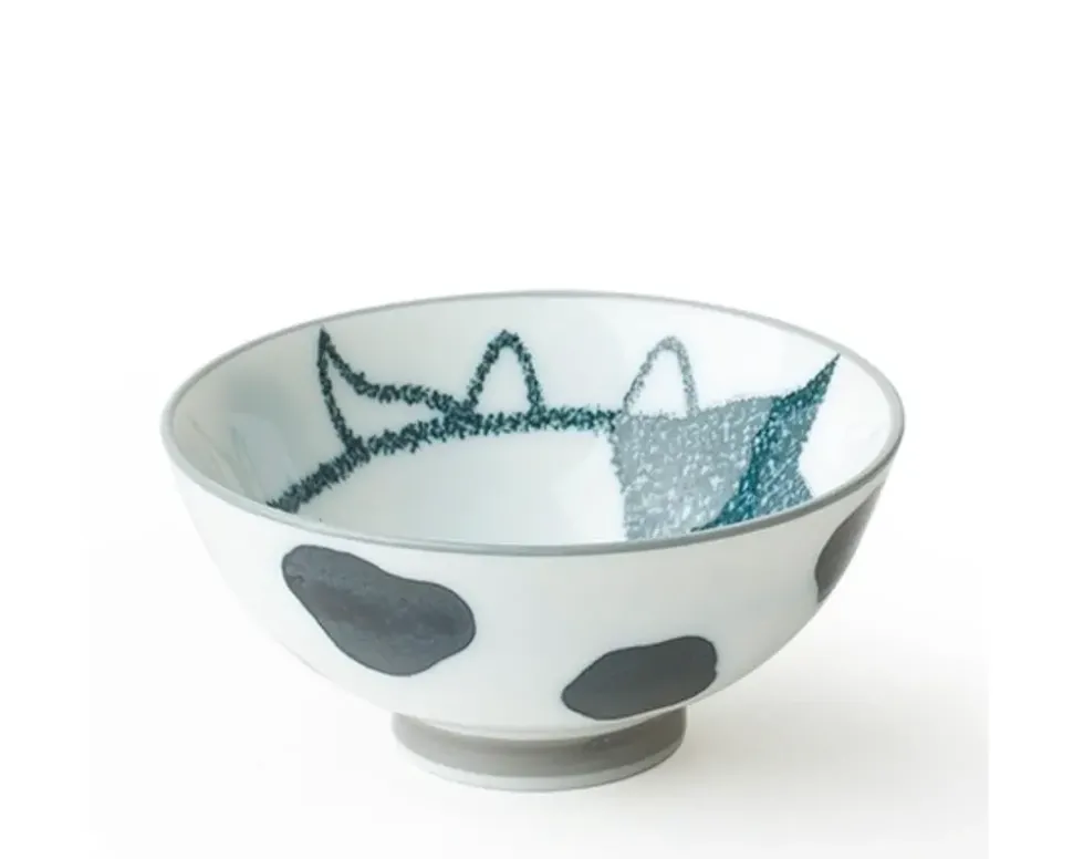 Cow 4.25" Rice Bowl