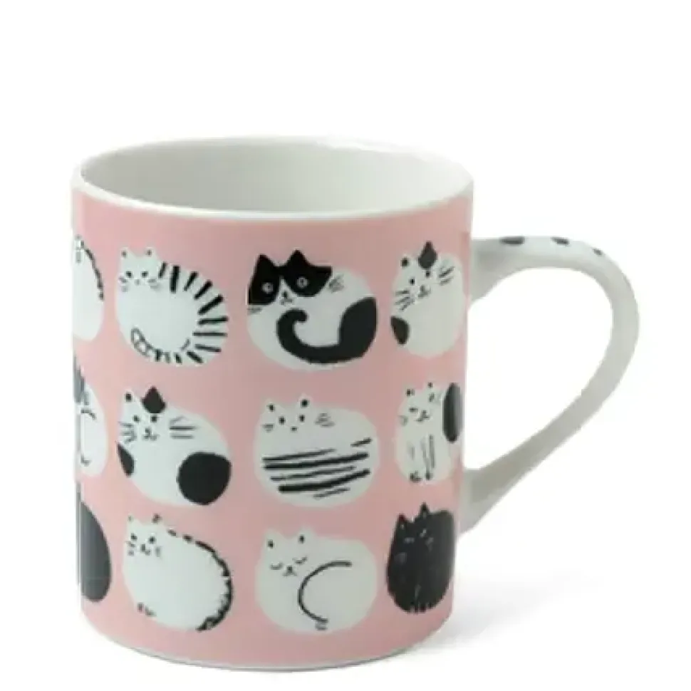 Cozy Cats 8 Oz. Mug - Pink