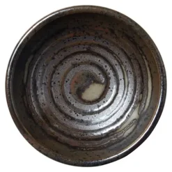 Dark Brown Swirl 3.25" Sauce Dish