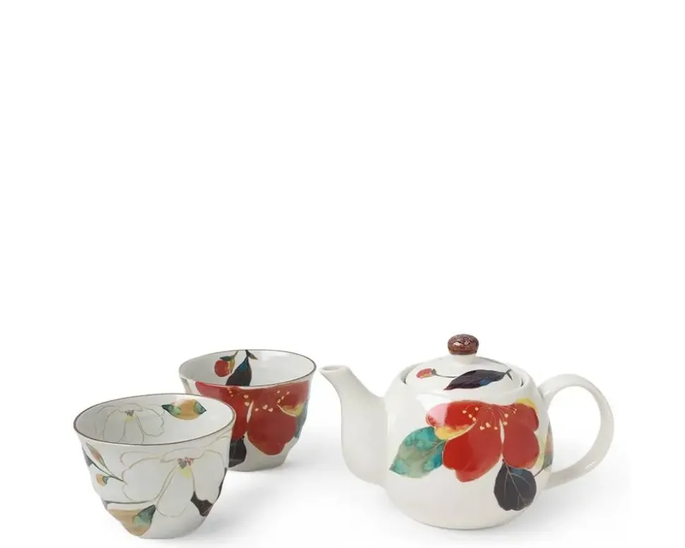 Floral Fall Tea Set