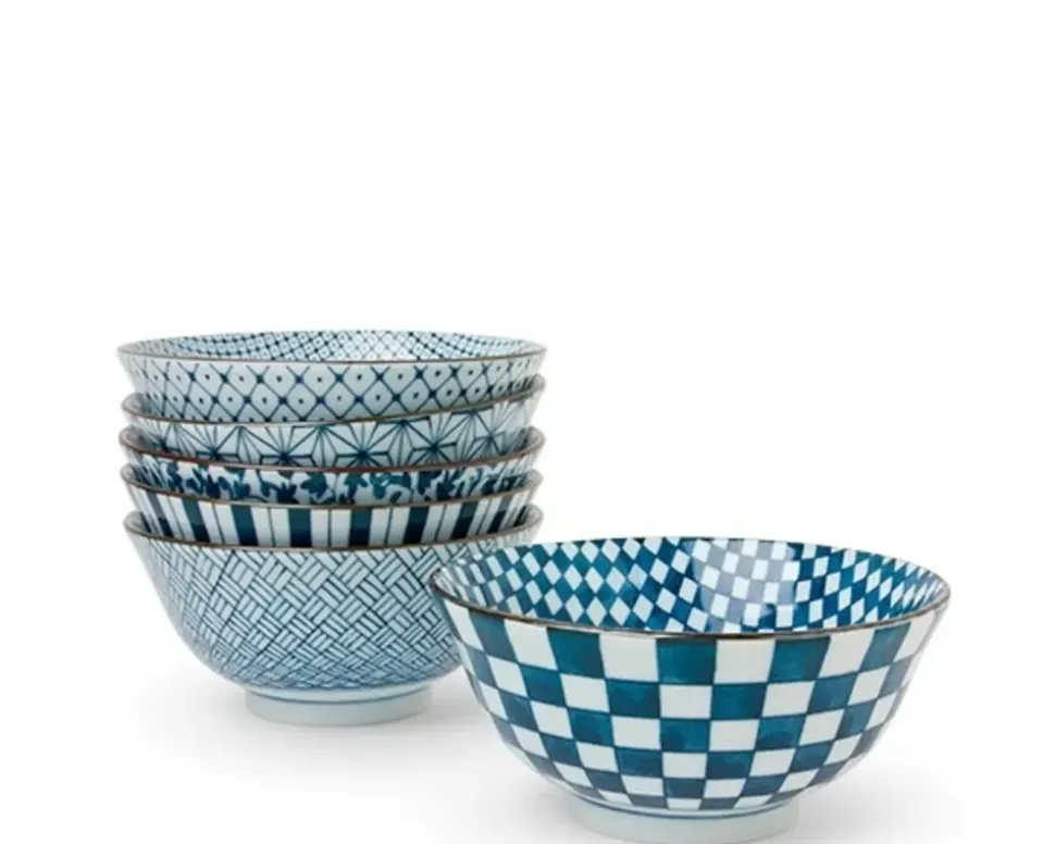 Ichimatsu Checker 6" Bowl