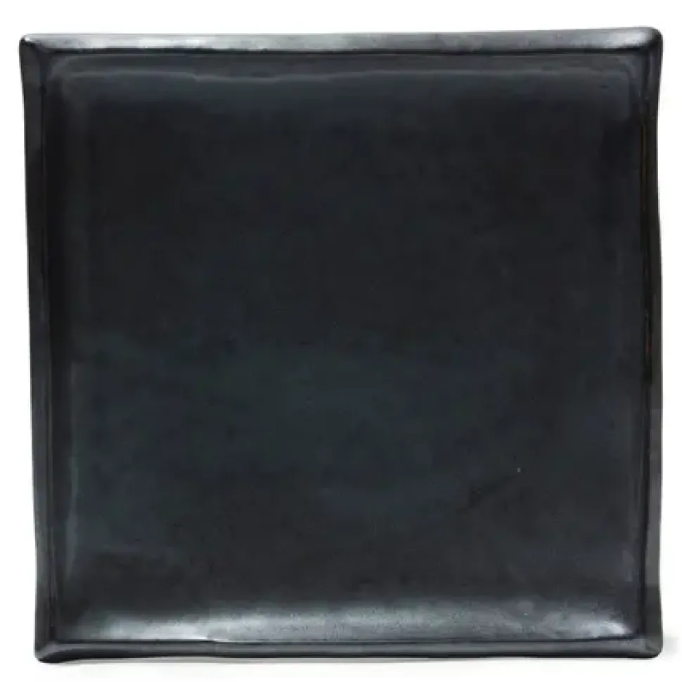 Iron Glaze 9" Sq. Plate