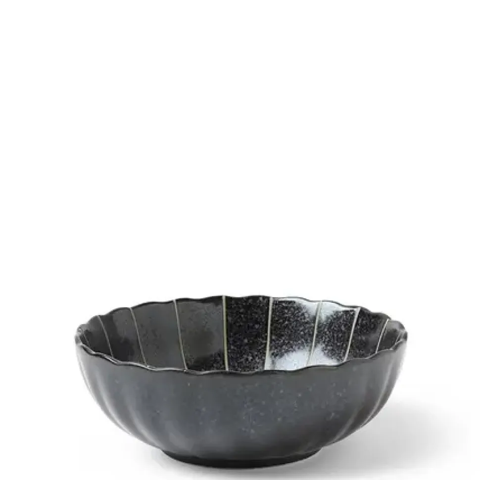 Kasa Lines Black 5.5" Bowl