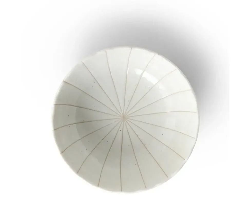 Kasa Lines White 5.5" Bowl