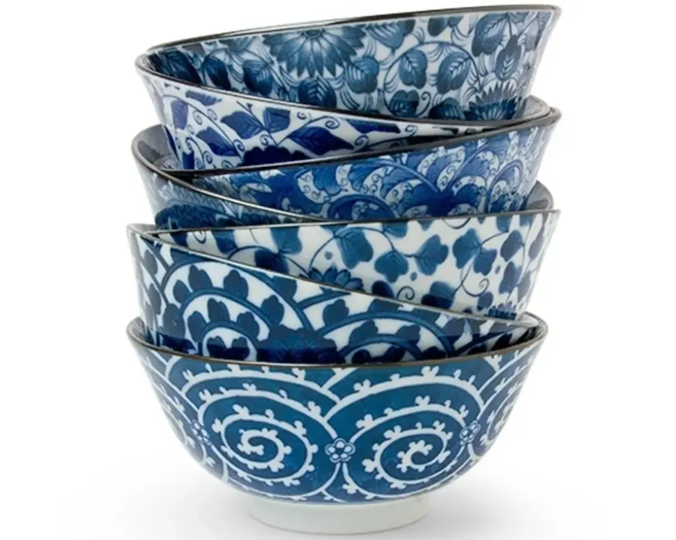 Kikuzome Karakusa 6" Bowl