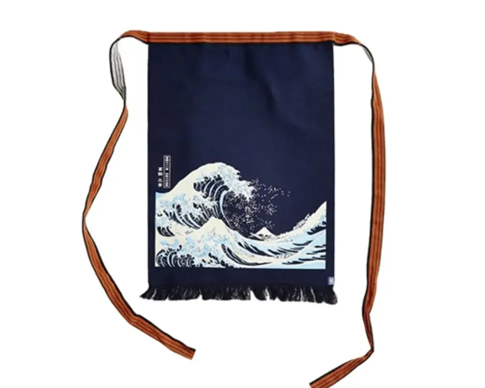Maekake Canvas Apron - Great Wave