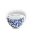 Mini Plate 3.75" Blue & White Teacup Karakusa