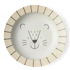 Mogu Mogu Lion Shallow Bowl 8.75"