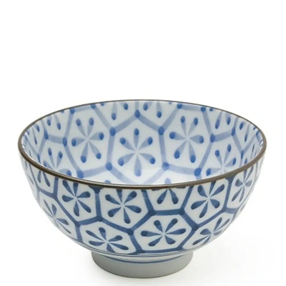 Monyou 4.25" Hana Kikkou Rice Bowl