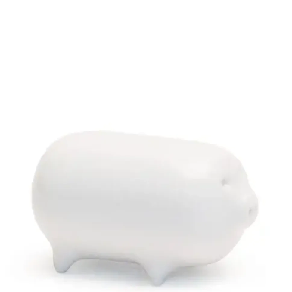 Mori Pig Figurine - White At Miya