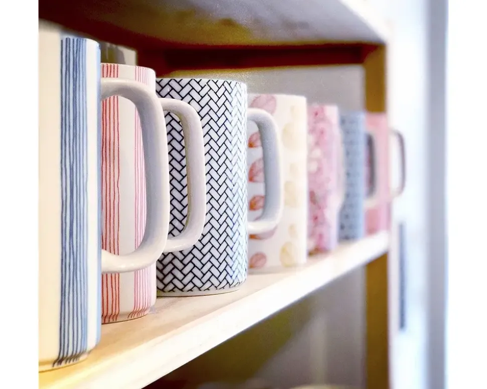 Mug Red Obi Stripe