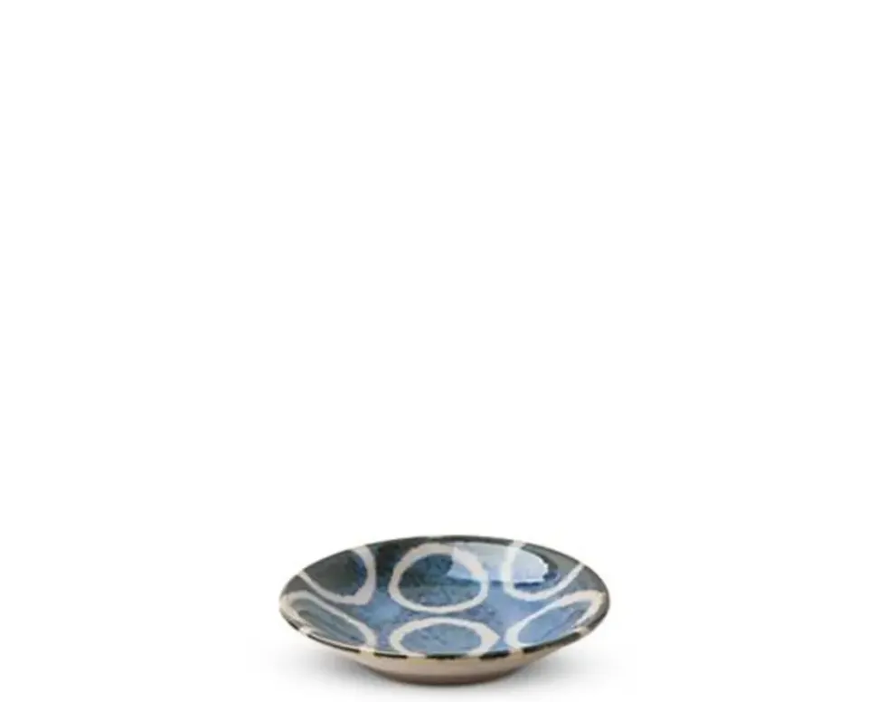 Rustic White Circles 3.5" Sauce Dish