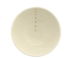 Satin White Dots 7-1/4