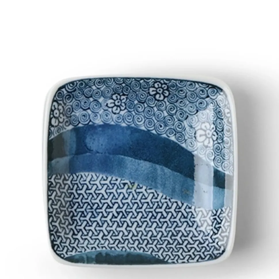 Sauce Dish 3" Sq. River Crossing