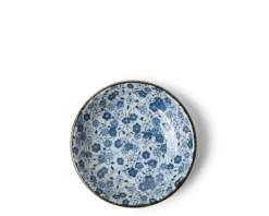 Sauce Dish Indigo Flowers