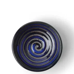 Sauce Dish Lapis Crystalline Swirl