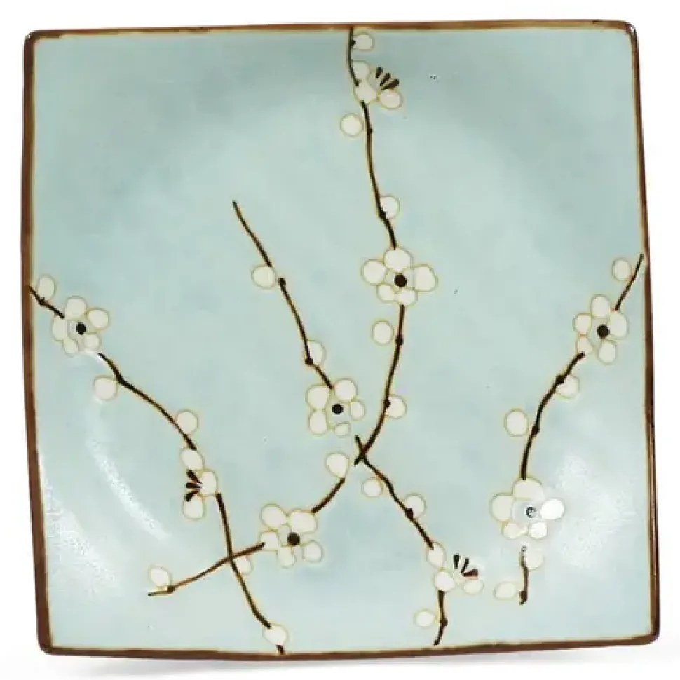 Spring Blossoms 6.75" Sq. Plate