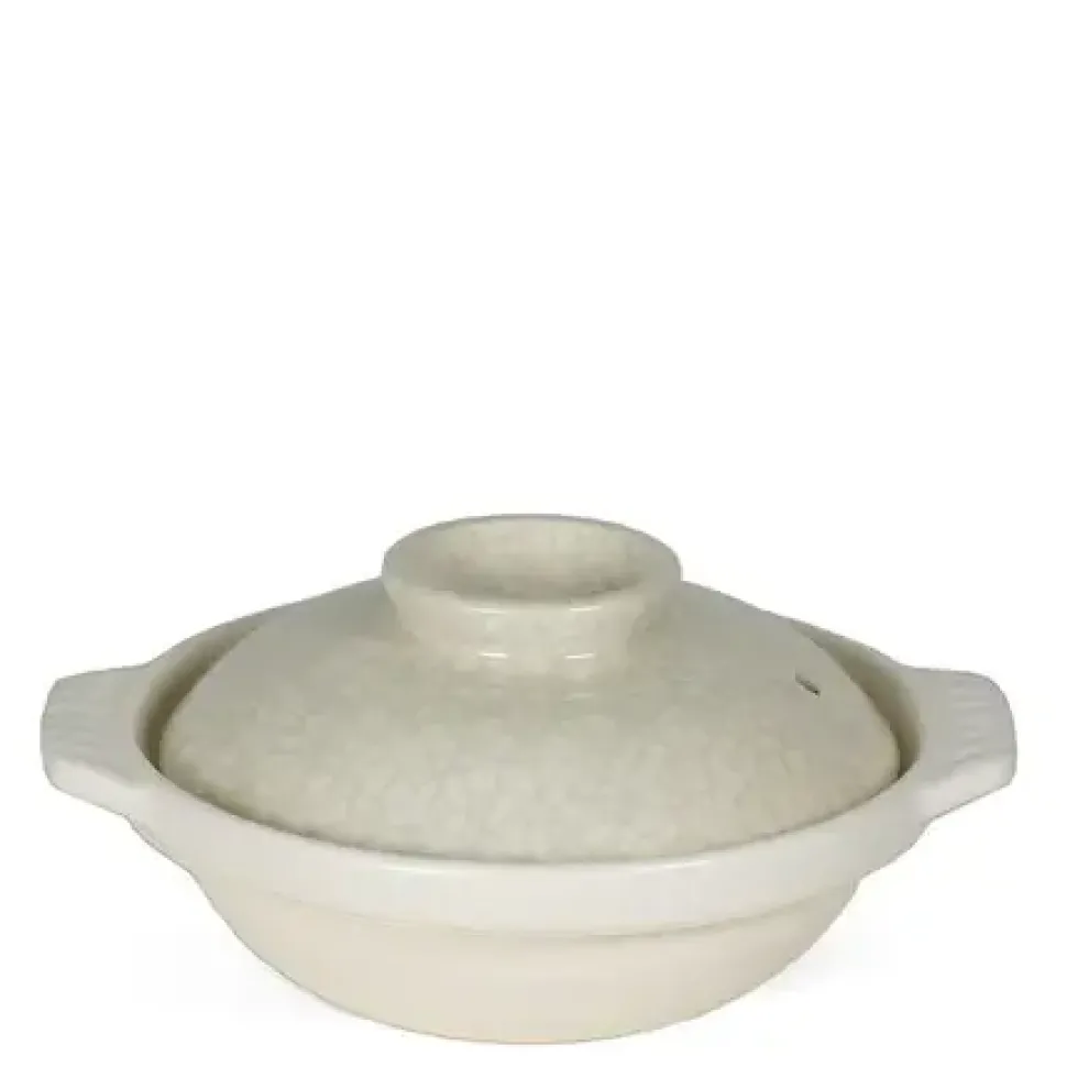 Sumi Kannyu White Donabe Casserole, 13 Oz.