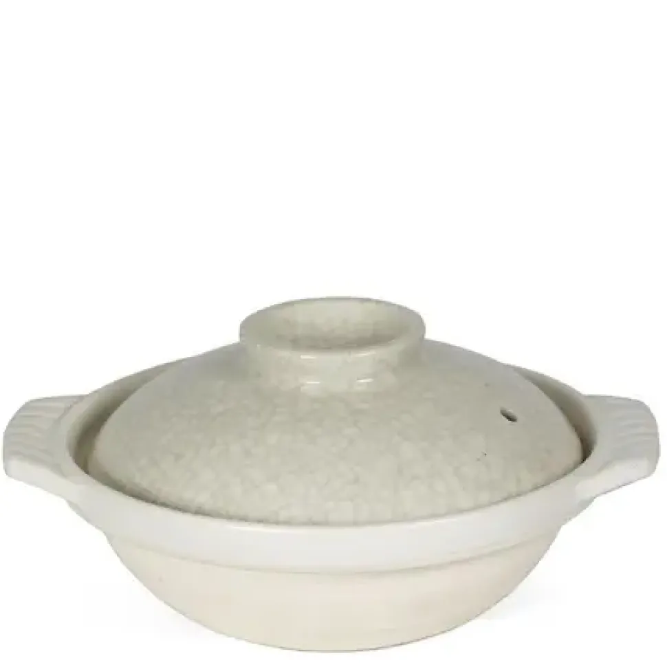 Sumi Kannyu White Donabe Casserole, 34 Oz.
