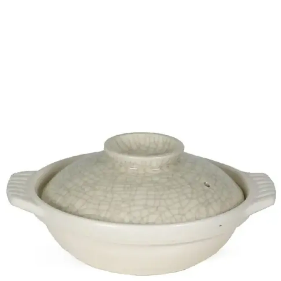 Sumi Kannyu White Donabe Casserole, 22 Oz.