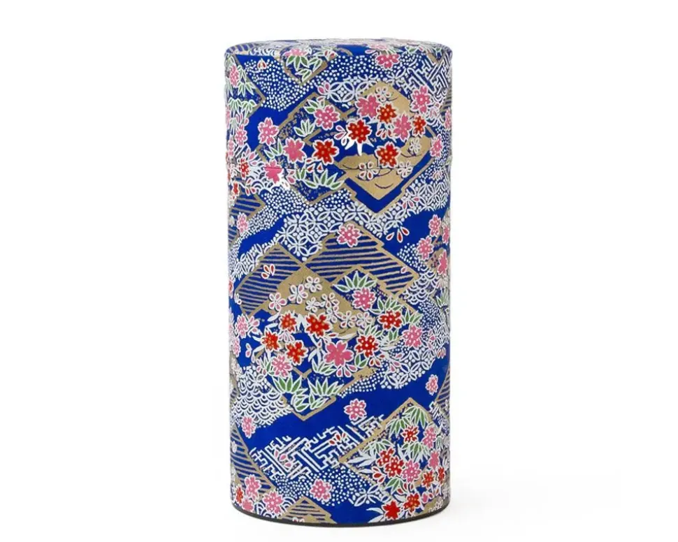 Washi Paper Tea Canister